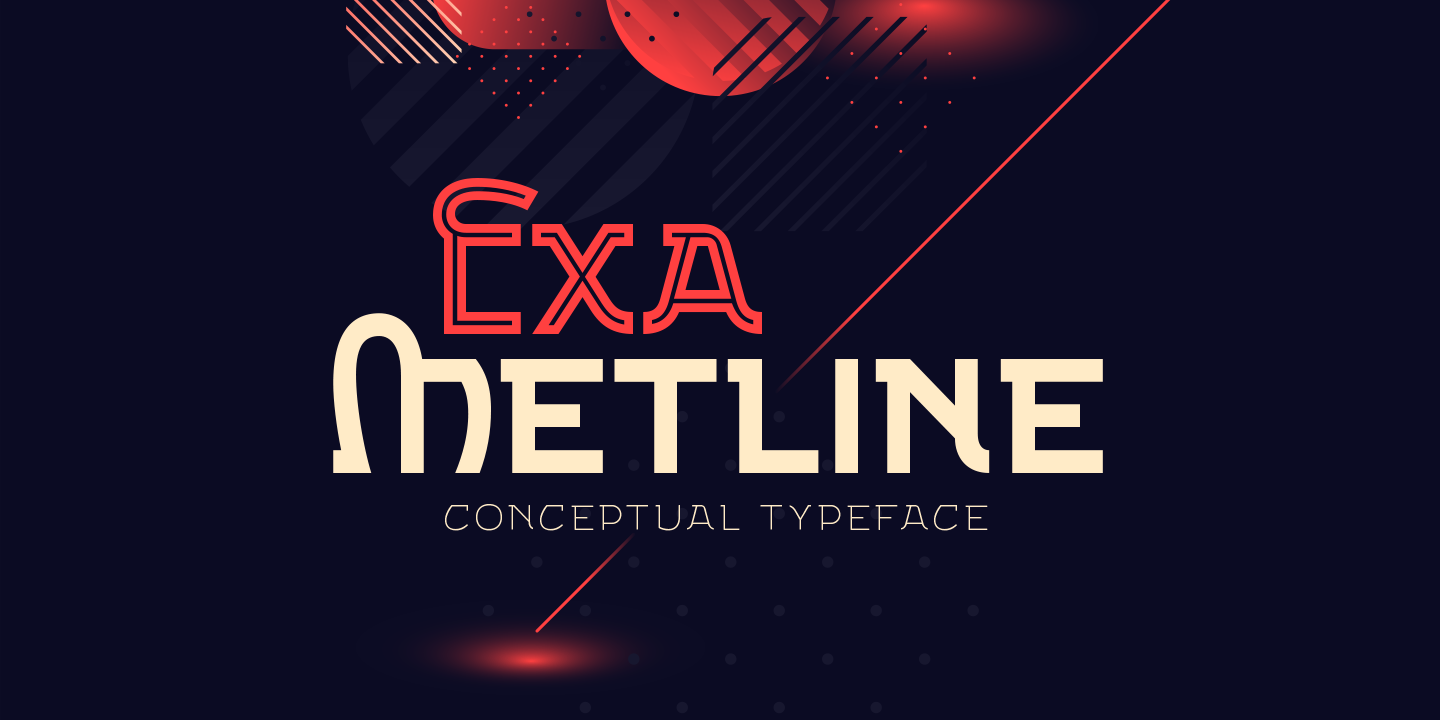Example font Exa Metline #1